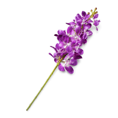 Silk Vanda Orchid Spray Lavender 28"