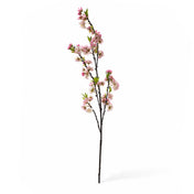 A 45-inch artificial pink cherry blossom branch with small blooms - thumbnail number 1