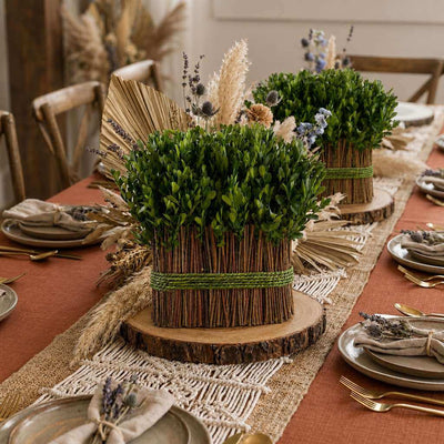 11" Standing Preserved Boxwood Arrangement - thumbnail number 4