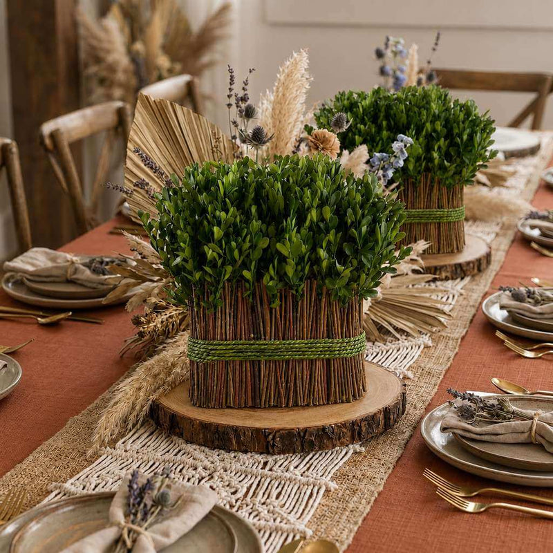 11" Standing Preserved Boxwood Arrangement - thumbnail number 4