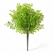 18" artificial maidenhair fern bush on a white background - thumbnail number 1