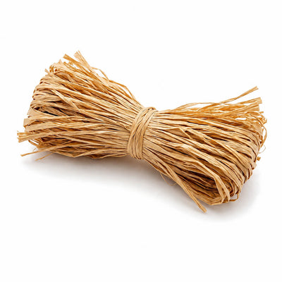 Trimmed Natural Raffia Bundle (300 grams)