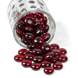 Vase Gems Ruby Red Glass 18 lbs.
