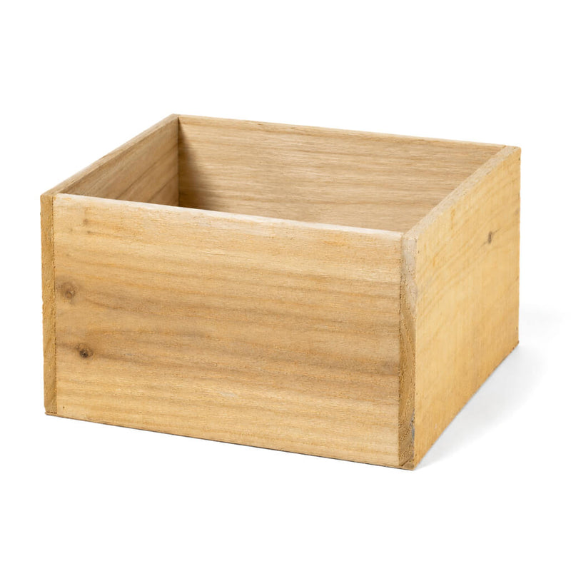 Handmade Wooden Berry Box 10x7.5 Untreated - thumbnail number 2