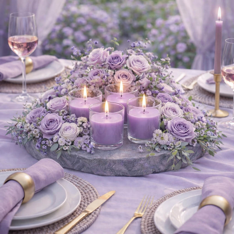 Richland Votive Candles Unscented Lavender 10 Hour Set of 12 - thumbnail number 5