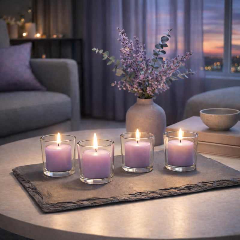 Richland Votive Candles Unscented Lavender 10 Hour Set of 12 - thumbnail number 7