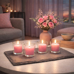 Richland Votive Candles Unscented Pink 10 Hour Set of 12