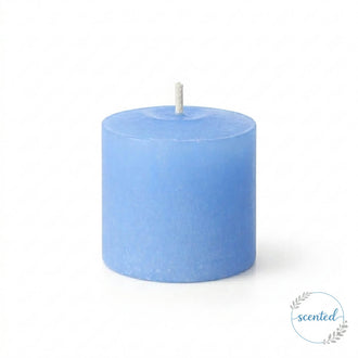 Richland Votive Candles Light Blue Ocean Breeze Scented 10 Hour Set of 12