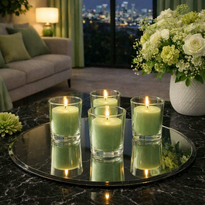 Richland Votive Candles Unscented Green 10 Hour Set of 72 - thumbnail number 7