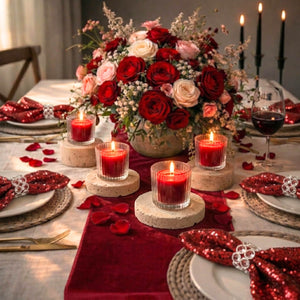 Richland Votive Candles Unscented Red 10 Hour Set of 144