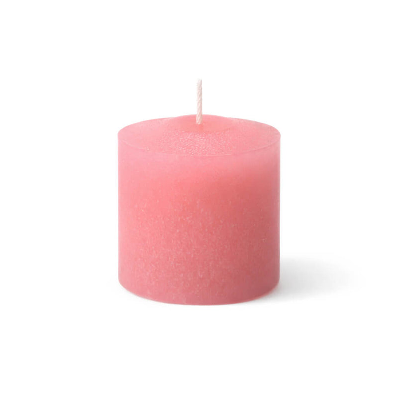 Richland Votive Candles & Eastland Frosted Votive Holders Set of 144 - Pink - Unscented - thumbnail number 3