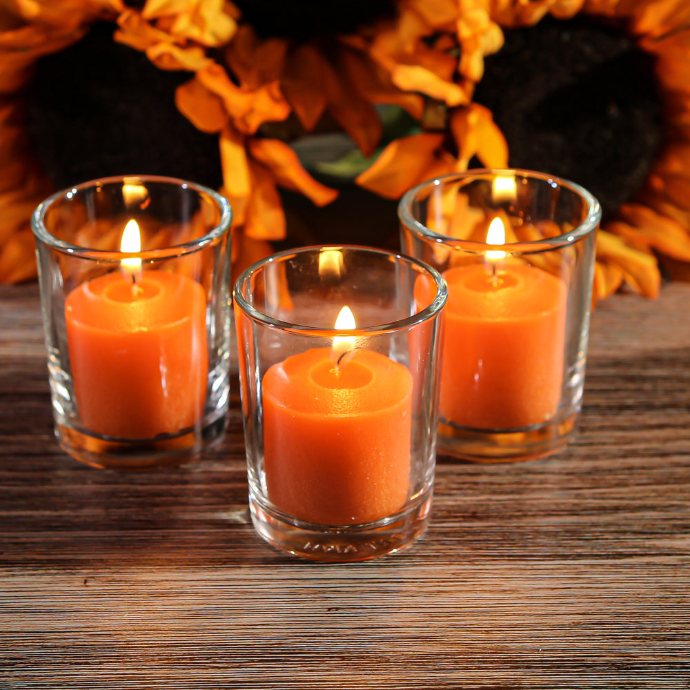 Richland Votive Candles Unscented Orange 10 Hour Set of 72