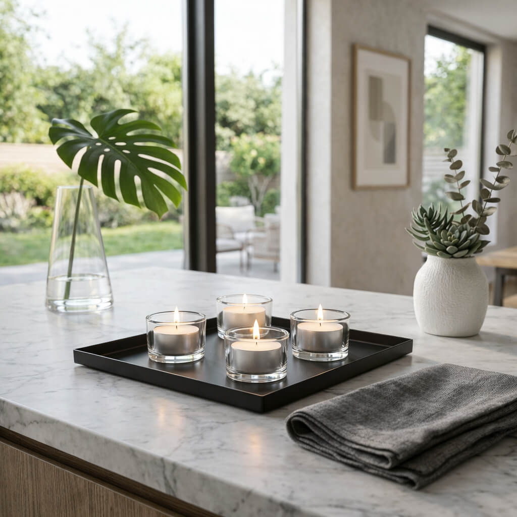 Richland Extended Burn Tealight Candles White Unscented Set of 100