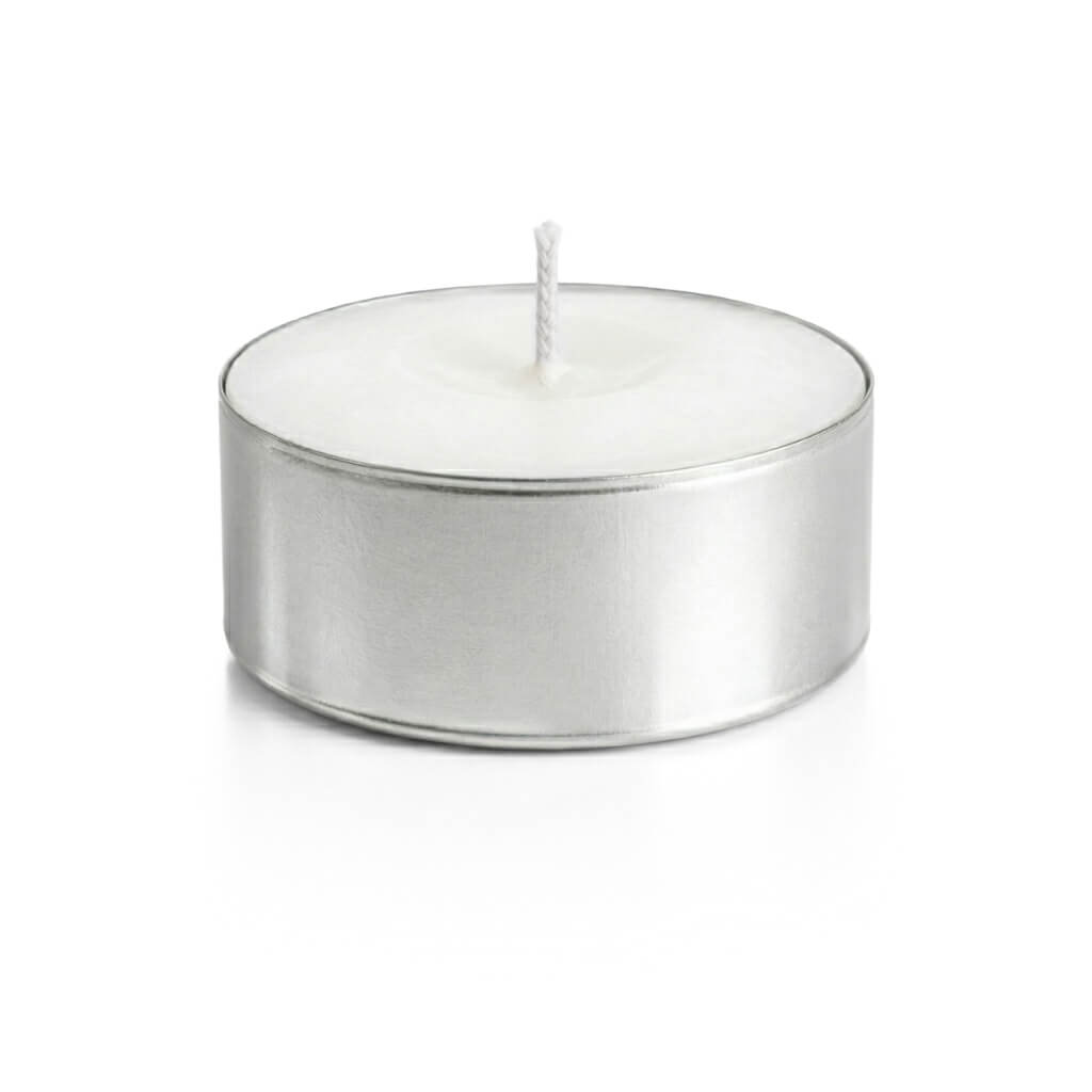 Richland Extended Burn Tealight Candles White Unscented Set of 100