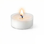 Richland Clear Cup Tealight Candles White Unscented Set of 500 - thumbnail number 2