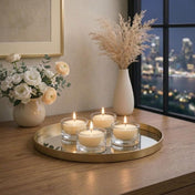 Richland Clear Cup Tealight Candles Ivory Vanilla Scented Set of 50 - thumbnail number 7