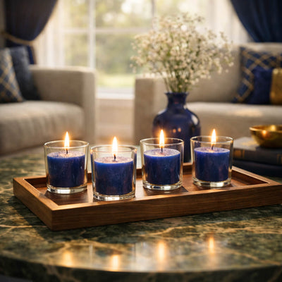 Richland Votive Candles Unscented Navy Blue 10 Hour Set of 288 - thumbnail number 6
