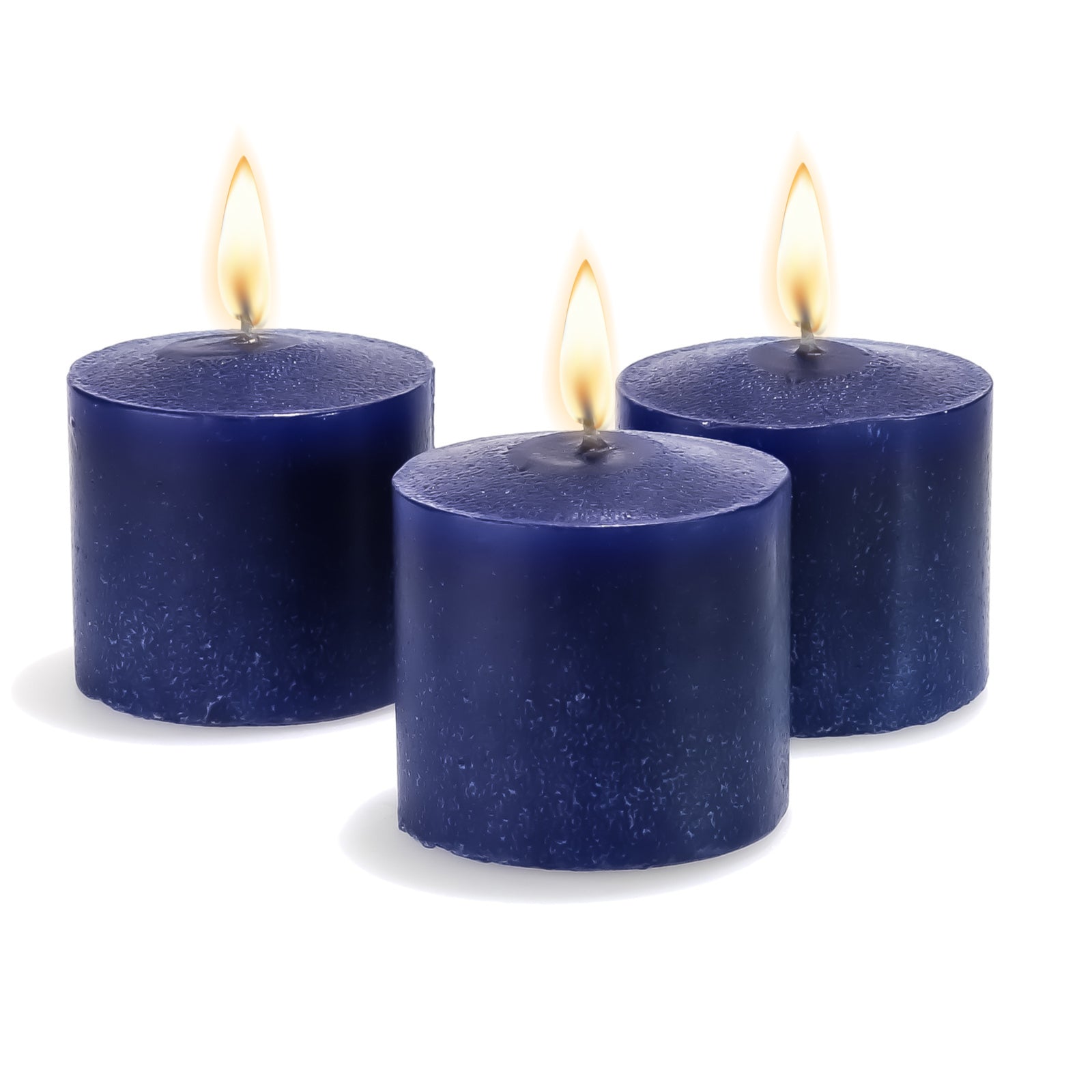 1074 Navy Blue Votive Candle