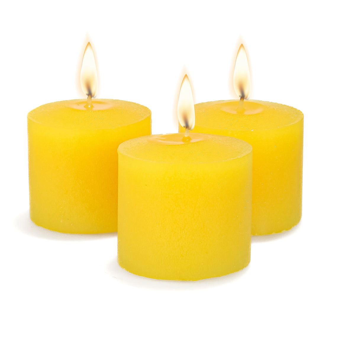 Yellow Lemon Meringue Scented Votive Candle