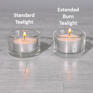 Richland Extended Burn Tealight Candles White Unscented Set of 100