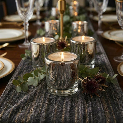 Eastland Chunky Votive Holder Mirrored Set of 12 - thumbnail number 5