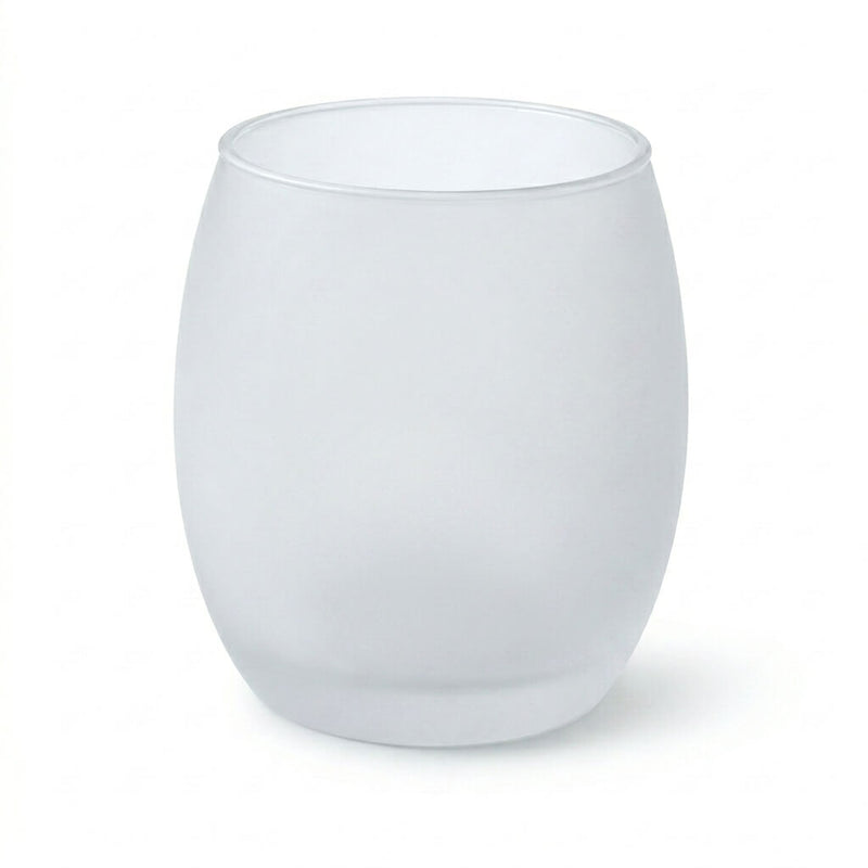 Eastland Grande Hurricane Votive Candle Holder Frosted Set of 12 - thumbnail number 1