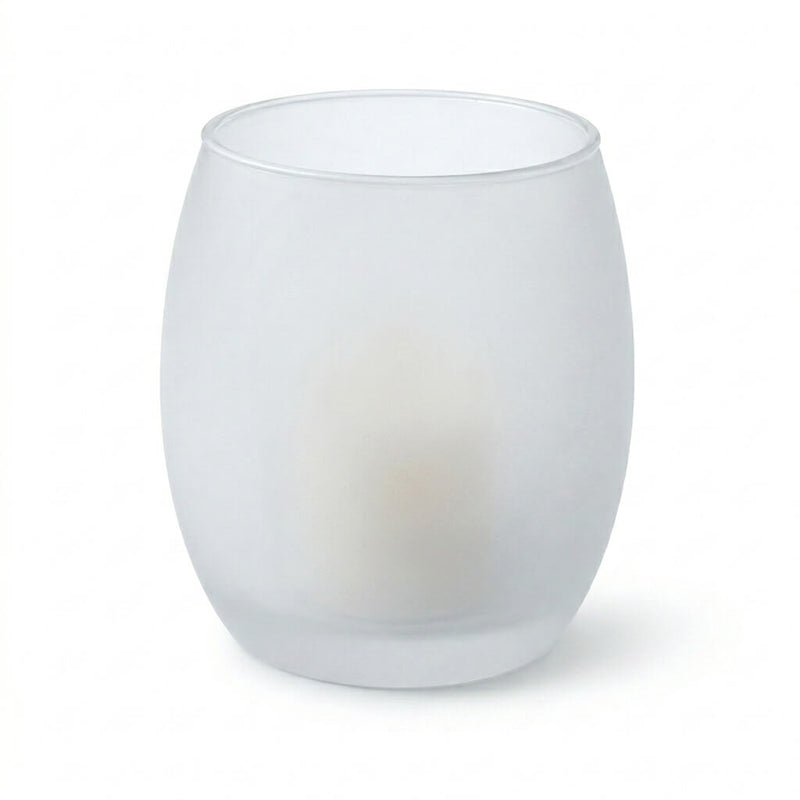 Eastland Grande Hurricane Votive Candle Holder Frosted Set of 12 - thumbnail number 2