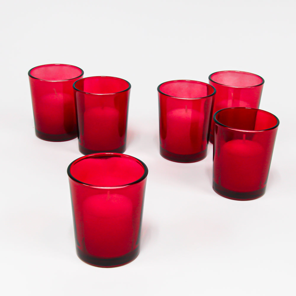 Richland Votive Candles & Eastland Colored Votive Holders Set of 72