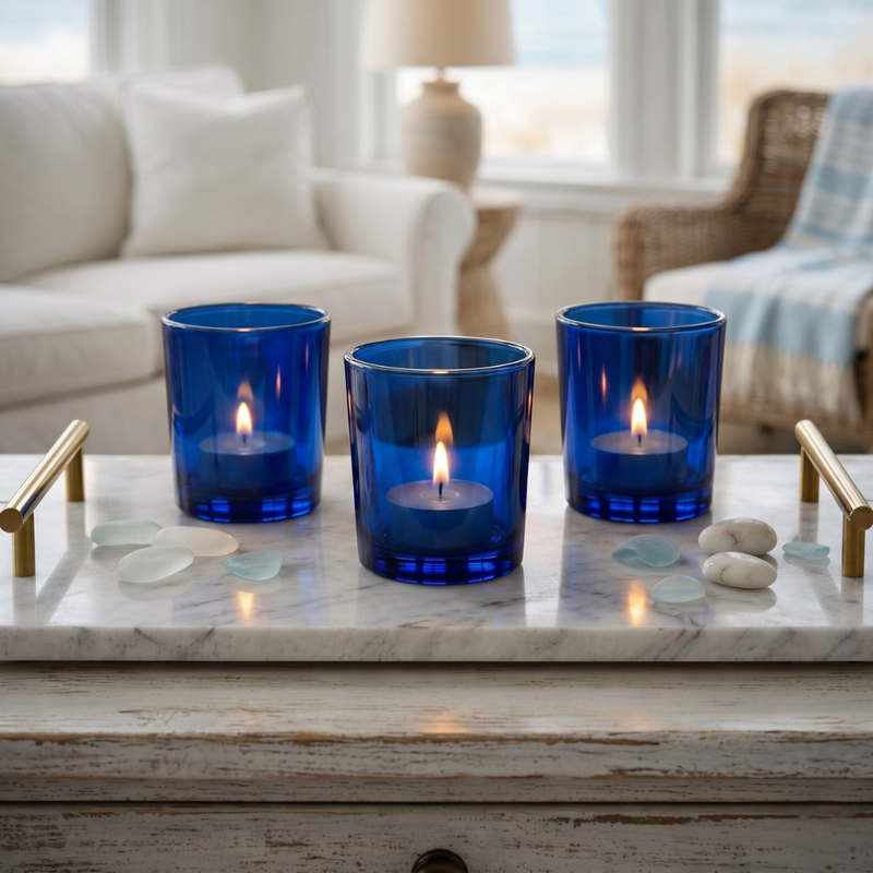 Eastland Votive Holder Blue Set of 72 - thumbnail number 7