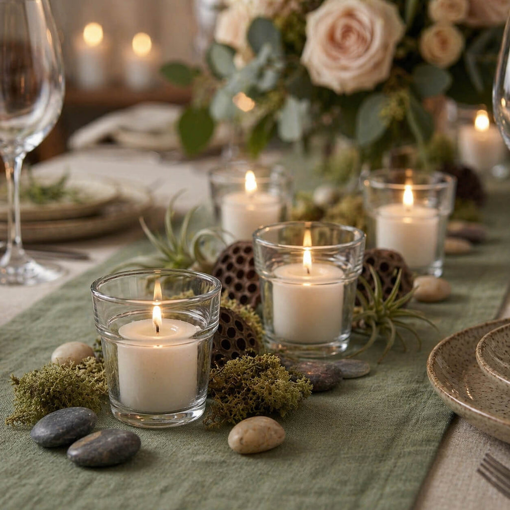 Eastland Flowerpot Votive Candle Holder Set of 12 - Quick Candles