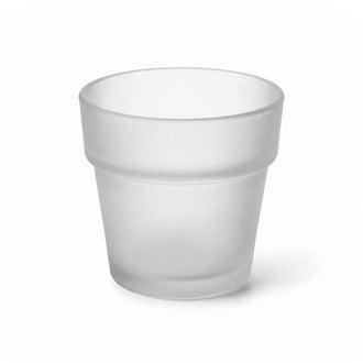 Eastland Flowerpot Votive Candle Holder Frosted Set of 12