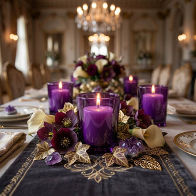 Eastland Votive Holder Purple Set of 12 - thumbnail number 5
