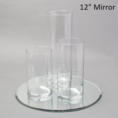 Eastland Round Mirror and Cylinder Vase Centerpiece Set of 4 - thumbnail number 2