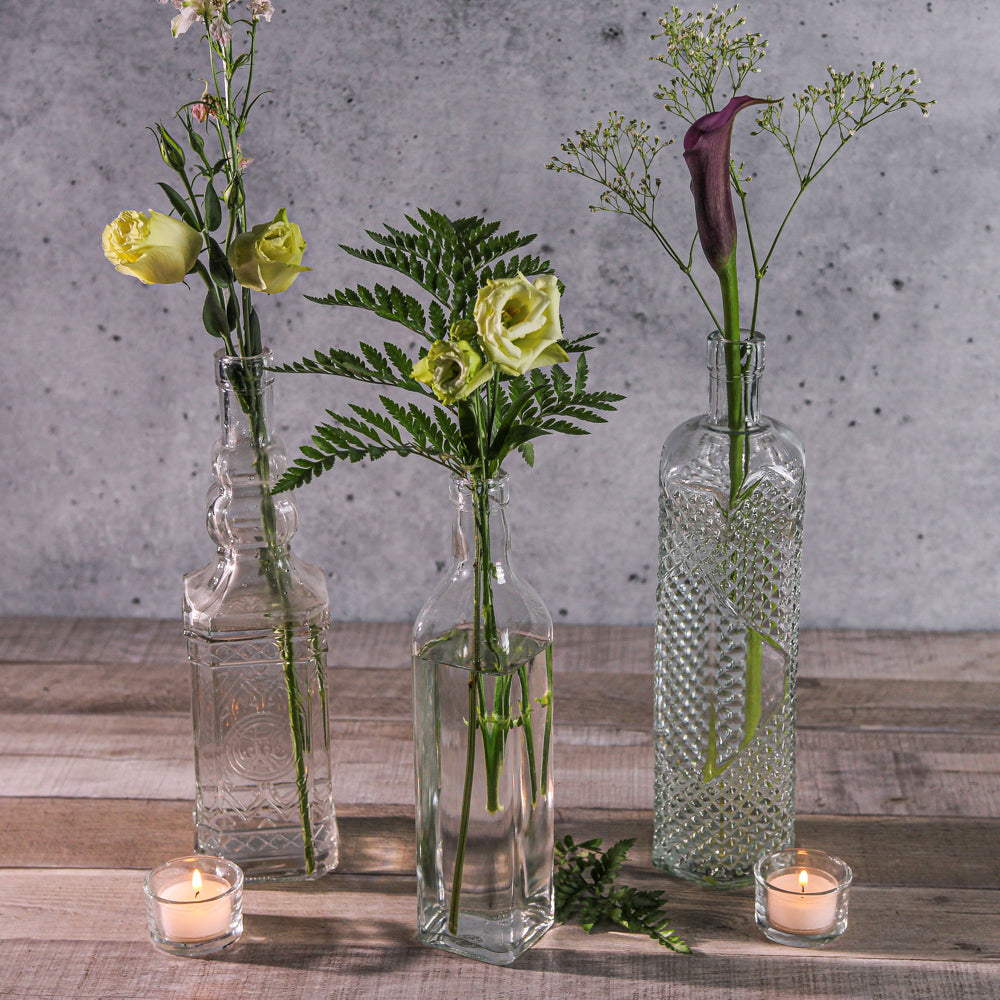 Richland Vintage Square Glass Bottle