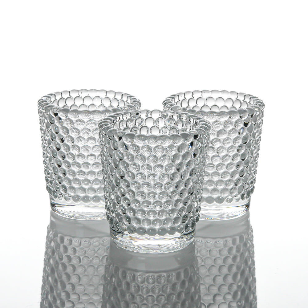 Richland Votive Holder Hobnail Clear