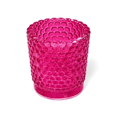 Richland Votive Holder Hobnail Pink Set of 12