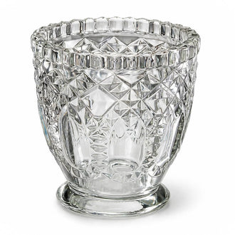 Richland Royal Textured Glass Votive Holder Grande Clear Set of 6