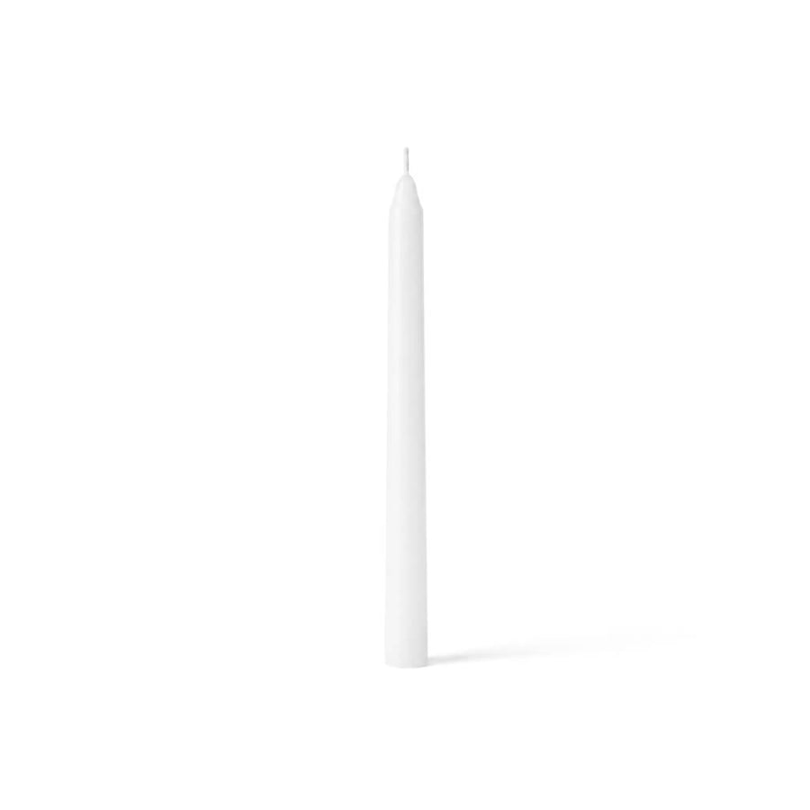 10-inch white taper candle
