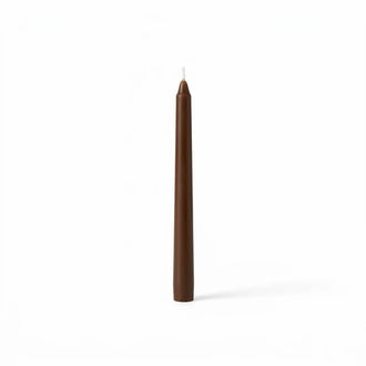 Richland Taper Candles 10" Brown Set of 10