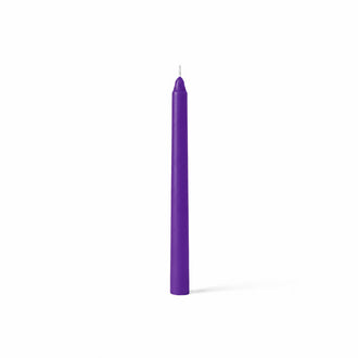 Richland Taper Candles 10" Purple Set of 10