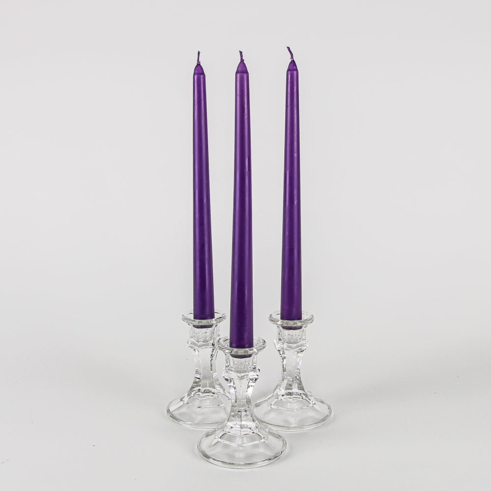 Richland Taper Candles 10" Purple