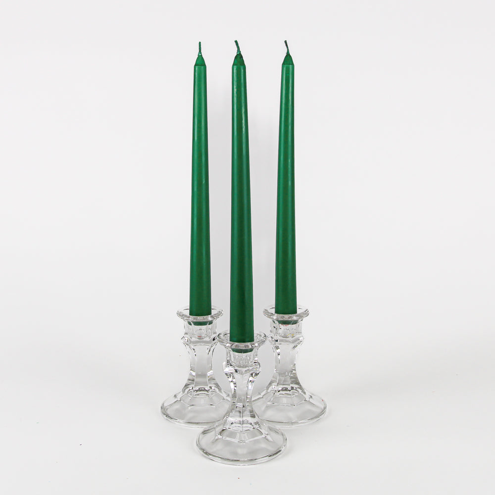 Richland Taper Candles 10" Dark Green