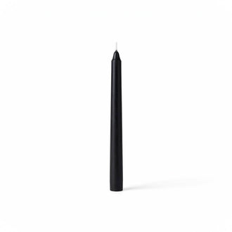 Richland Taper Candles 10" Black Set of 10