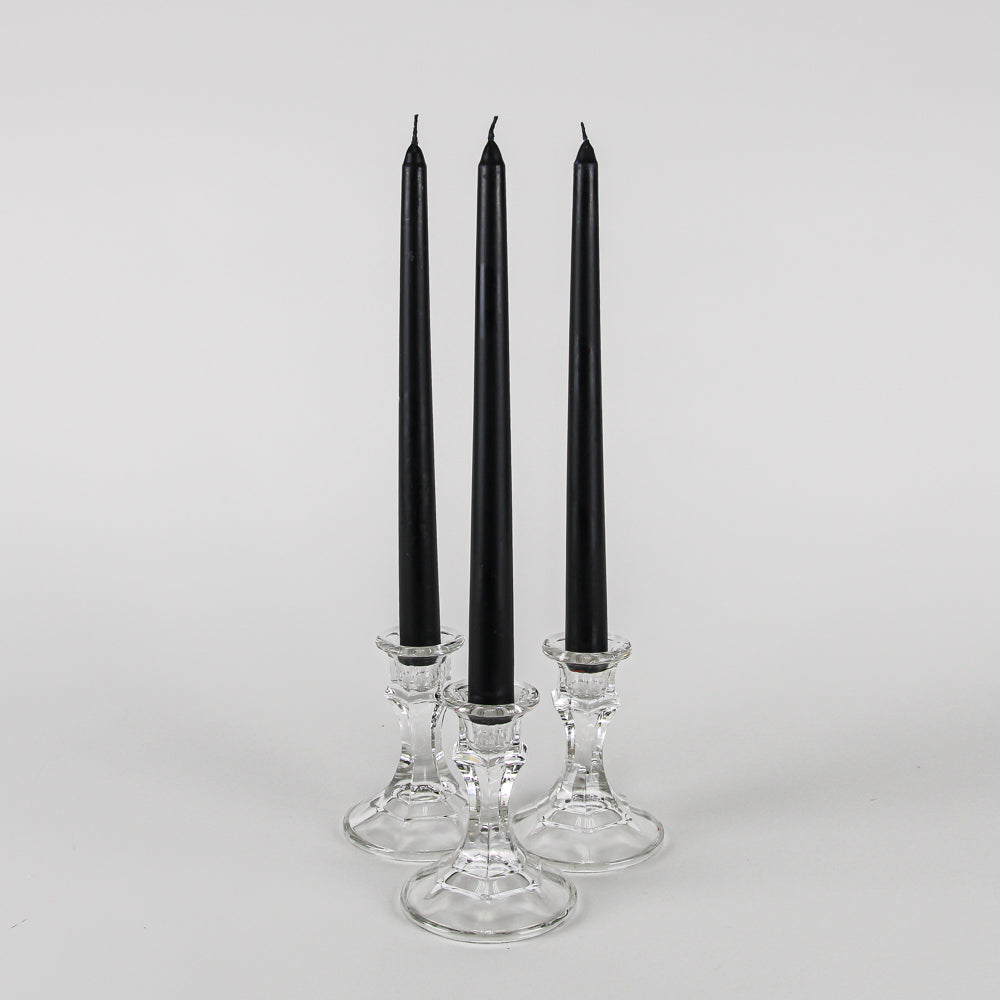 Richland Taper Candles 10" Black