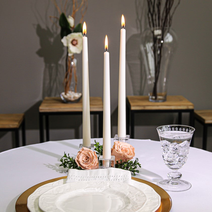 Richland Taper Candles 12" White Set of 50