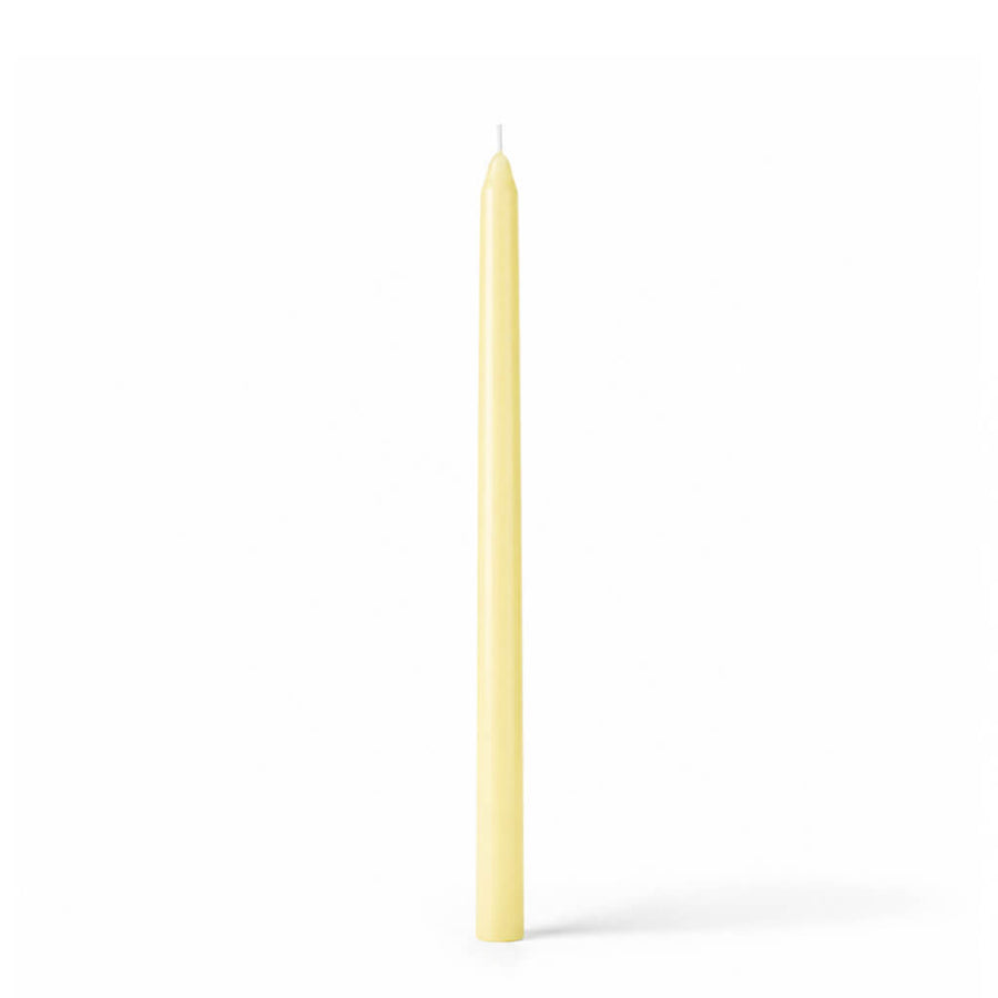 Ivory taper candles for classic Thanksgiving table centerpieces