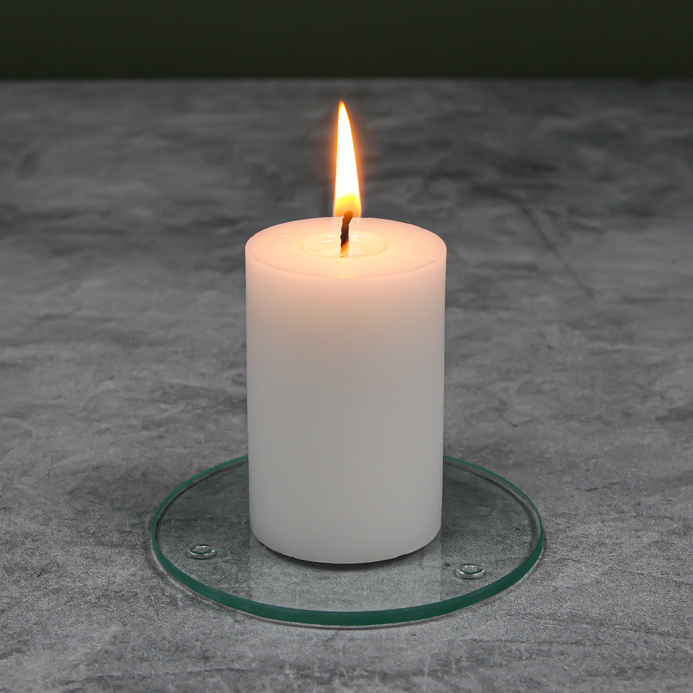 Richland Pillar Candle 2"x3" White Set of 80
