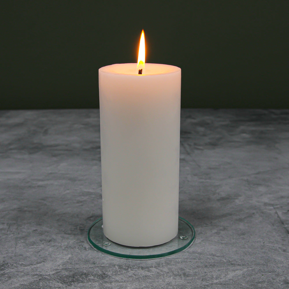 Richland Pillar Candles 3"x6" White Set of 6