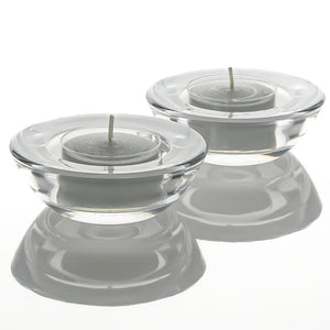 Richland Clear Cup Extended Burn Tealight Candles White Unscented Set of 400