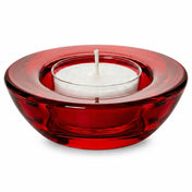 Eastland Chunky Tealight Candle Holder Red Set of 12 - thumbnail number 2